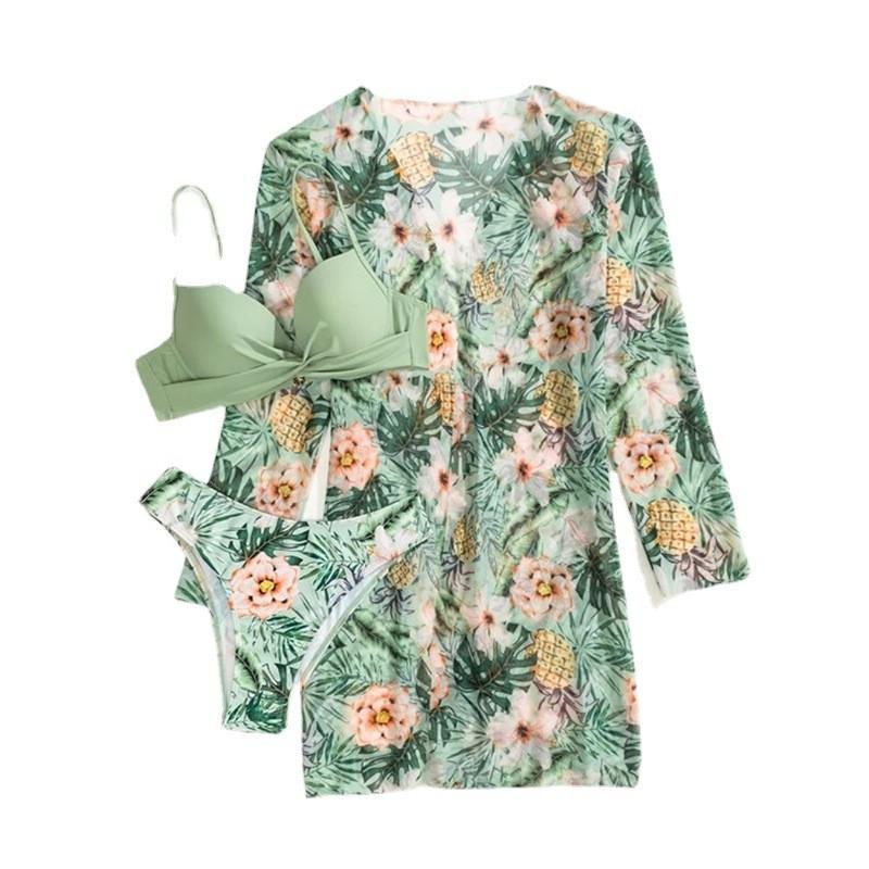 Women s Bikini Floral Sexy Quick-drying Swimsuit 3-piece Set
Women s Bikini Floral Sexy Quick-drying Swimsuit 3-piece Set