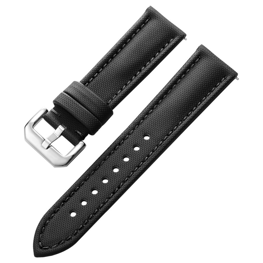 20mm 22mm 23mm Sailcloth Watch Band Premium Nylon Sailcloth Strap Waterproof Nylon Quick Release Bracelet Sport Wristbelt 20mm чорний
20mm 22mm 23mm Sailcloth Watch Band Premium Nylon Sailcloth Strap Waterproof Nylon Quick Release Bracelet Sport Wristbelt 20mm чорний