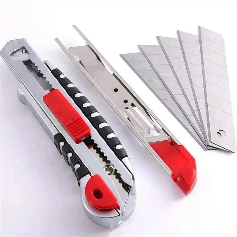 Utility Knife Stainless Steel Wall Paper Cutting Cutter Razor Blade Retractable with 5pcs Blades Dropshipping красный
Utility Knife Stainless Steel Wall Paper Cutting Cutter Razor Blade Retractable with 5pcs Blades Dropshipping красный