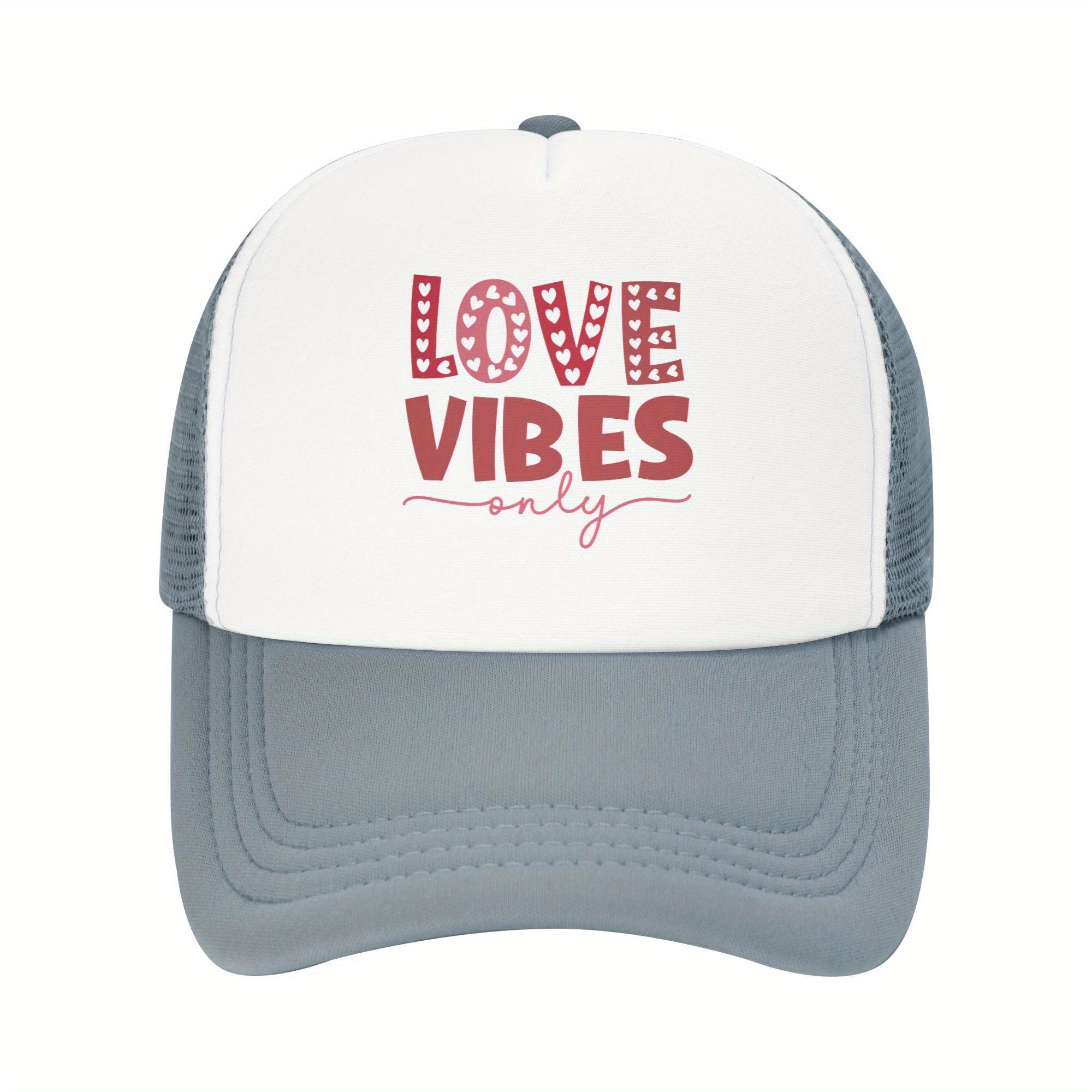 Love Vibes Only Trucker Hat Polyester Mesh Back Baseball Cap Casual Breathable for Adults One Size
Love Vibes Only Trucker Hat Polyester Mesh Back Baseball Cap Casual Breathable for Adults One Size