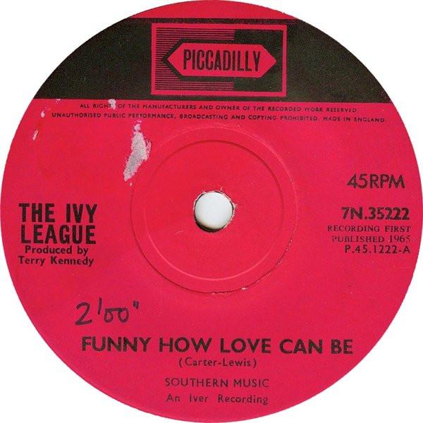 7-дюймовая пластинка IVY LEAGUE - Funny How Love Can Be 7N35222 Piccadilly 1965 UK Рок Б/У
7-дюймовая пластинка IVY LEAGUE - Funny How Love Can Be 7N35222 Piccadilly 1965 UK Рок Б/У