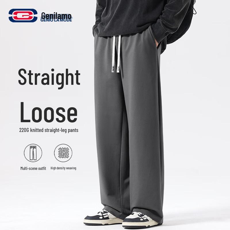 GENIOLAMODE Men s Knitted Straight-Leg Casual Sport Pants M
GENIOLAMODE Men s Knitted Straight-Leg Casual Sport Pants M