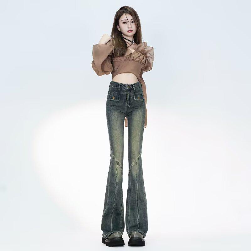 Women s High-Waisted Retro Micro-Flared Jeans - 2025 Spring/Autumn Slimming Hot Girl Style M
Women s High-Waisted Retro Micro-Flared Jeans - 2025 Spring/Autumn Slimming Hot Girl Style M
