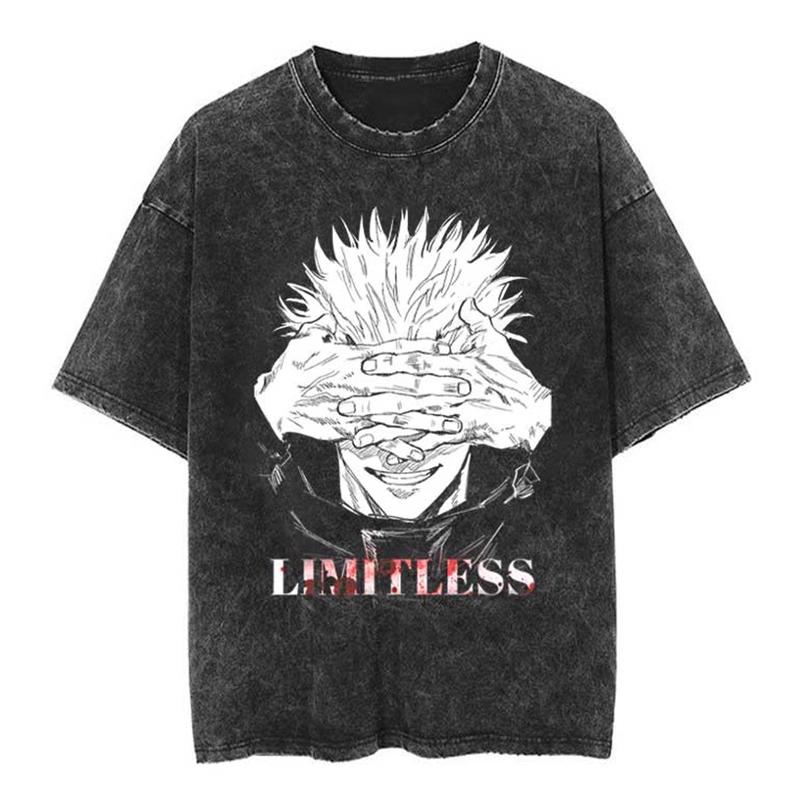 Jujutsu Kaisen Gojo Satoru Manga Panel Japanese Text Vintage Washed T Shirt Summer Graphic Tee for Men Women 3XL
Jujutsu Kaisen Gojo Satoru Manga Panel Japanese Text Vintage Washed T Shirt Summer Graphic Tee for Men Women 3XL