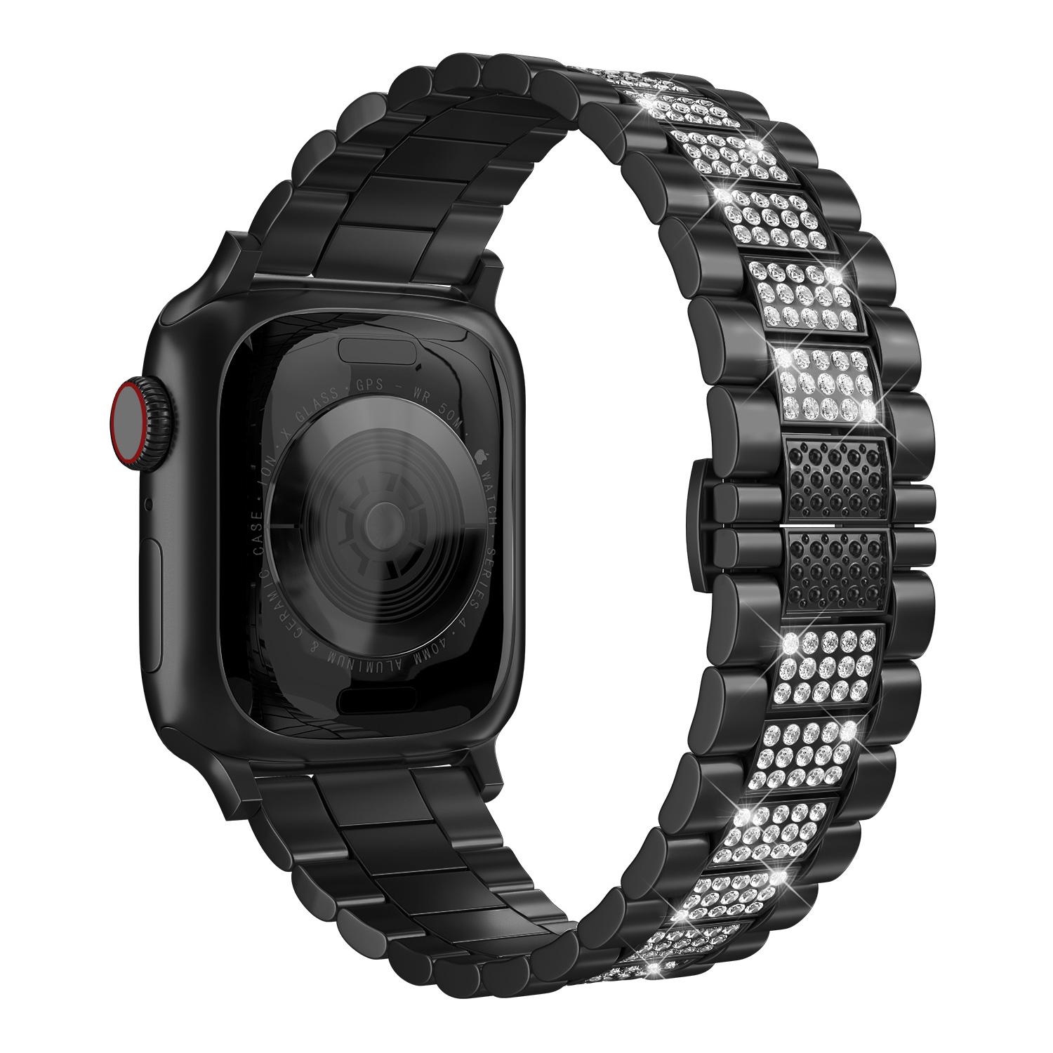 Металлический ремешок с бриллиантами, совместимый с Apple Watch 49 мм, 45 мм, 44 мм, 42 мм, 41 мм, 40 мм, сменный ремешок-браслет для iwatch 8, 7, 6, 5, 4 3SE
Металлический ремешок с бриллиантами, совместимый с Apple Watch 49 мм, 45 мм, 44 мм, 42 мм, 41 мм, 40 мм, сменный ремешок-браслет для iwatch 8, 7, 6, 5, 4 3SE