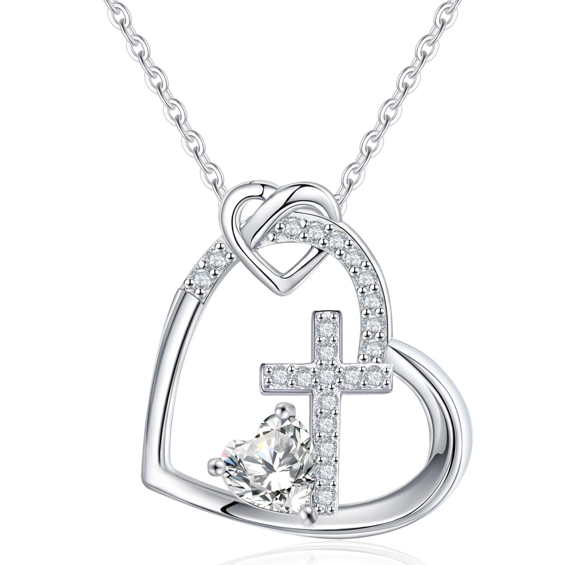 European-American Love Heart Cross Clavicle Pendant Necklace - Elegant Holiday Gift for Women
European-American Love Heart Cross Clavicle Pendant Necklace - Elegant Holiday Gift for Women