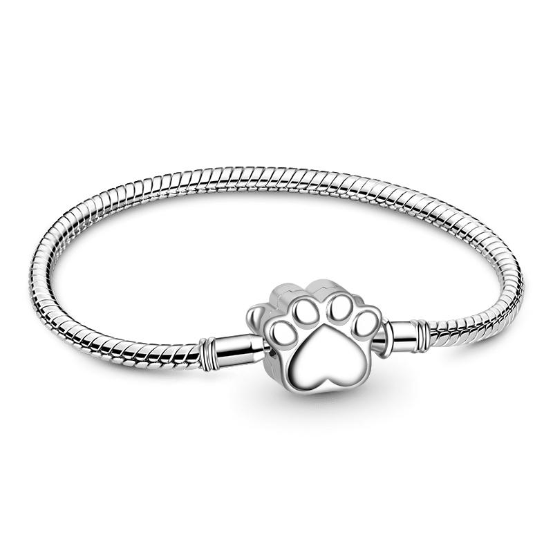 Bee Clover Dog Paw Snake Chain Bracelet Round Clasp Femme Bracelet Decoration Bangle Trinkets for Women Jewelry Gift 17cm
Bee Clover Dog Paw Snake Chain Bracelet Round Clasp Femme Bracelet Decoration Bangle Trinkets for Women Jewelry Gift 17cm