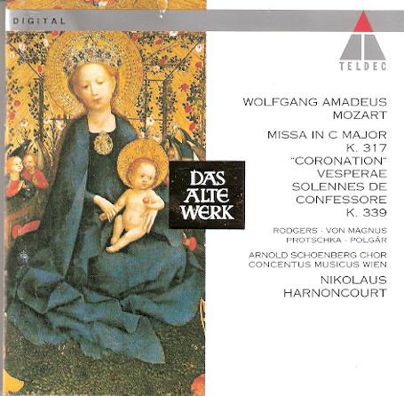 CD WOLFGANG AMADEUS MOZART - JOAN RODG - Missa In C Major K. 317 Coronation 4509959902 TELDEC 1994 Germany Classical Used
CD WOLFGANG AMADEUS MOZART - JOAN RODG - Missa In C Major K. 317 Coronation 4509959902 TELDEC 1994 Germany Classical Used