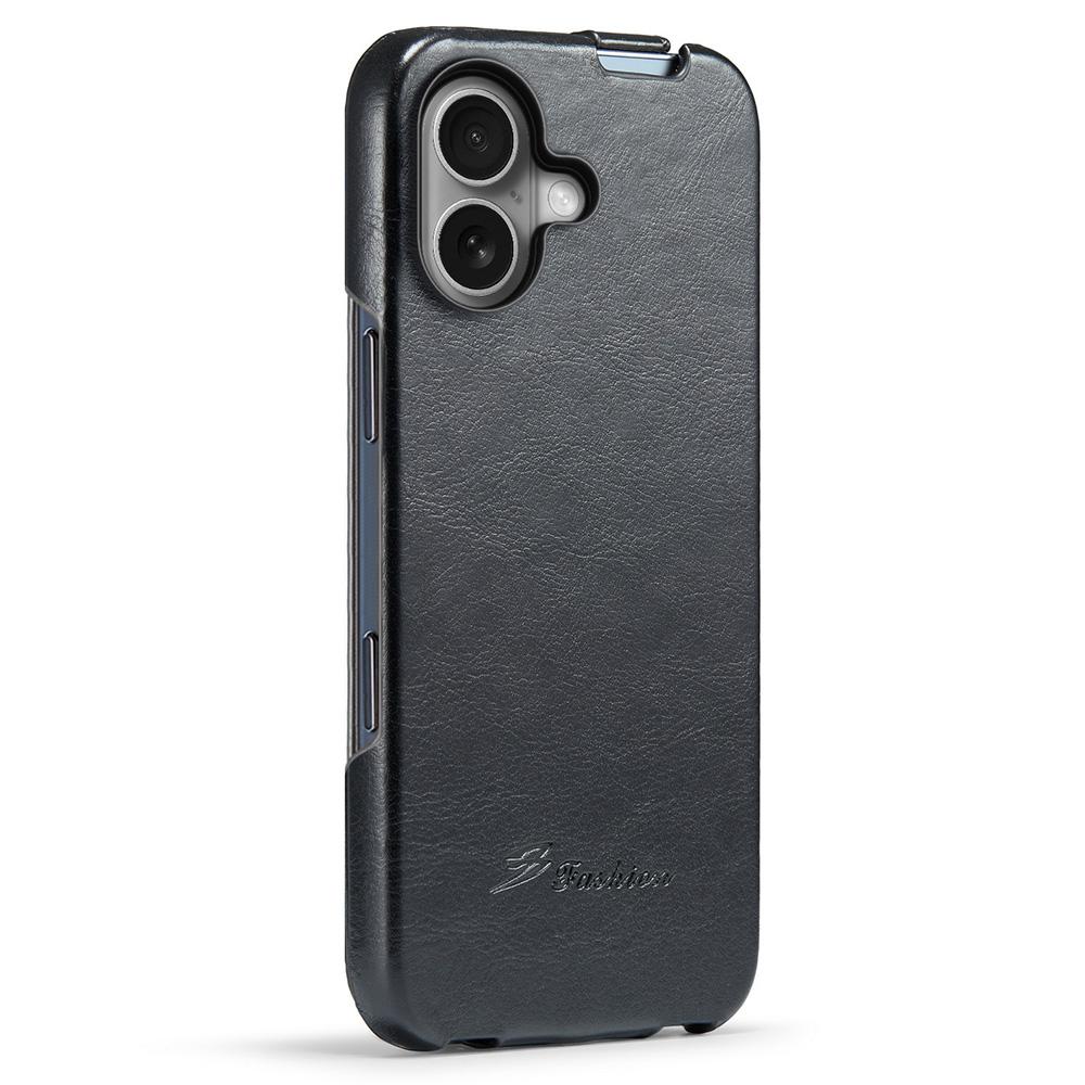 For iPhone 16 Plus Case Vertical Flip Leather Crazy Horse Texture Phone Cover Black
For iPhone 16 Plus Case Vertical Flip Leather Crazy Horse Texture Phone Cover Black