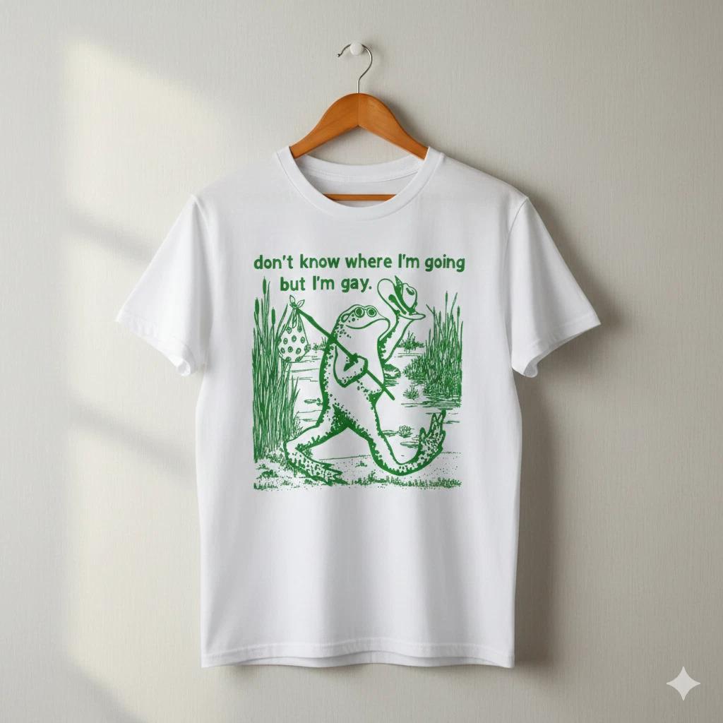 Funny Gay Frog Graphic Unisex T-Shirt LGBT Pride Humor Tee - S244 M
Funny Gay Frog Graphic Unisex T-Shirt LGBT Pride Humor Tee - S244 M