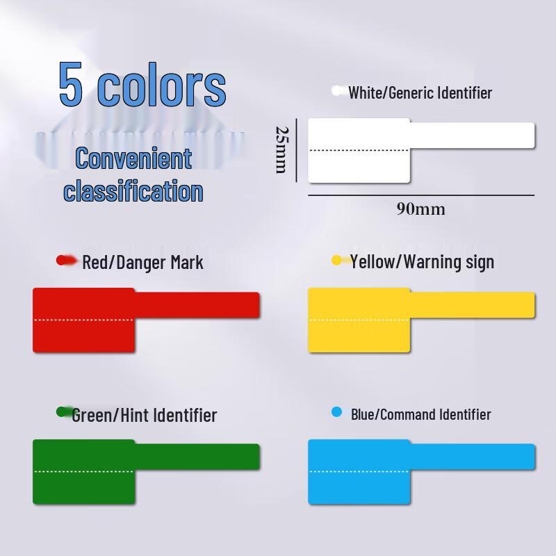 Xinkai Waterproof Network Cable P-Type Label Sticker
Xinkai Waterproof Network Cable P-Type Label Sticker