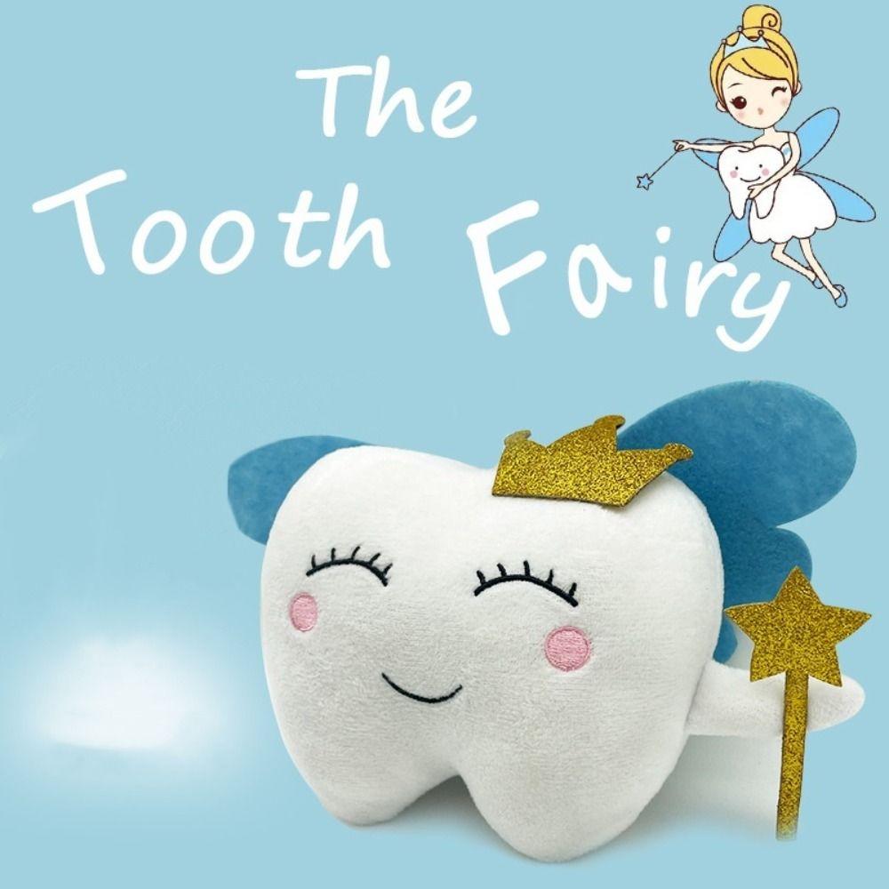 With Pocket Tooth Plush Toy Sofa Cushion Stuffed Tooth Toy Tooth Fairy Doll For Children синій
With Pocket Tooth Plush Toy Sofa Cushion Stuffed Tooth Toy Tooth Fairy Doll For Children синій