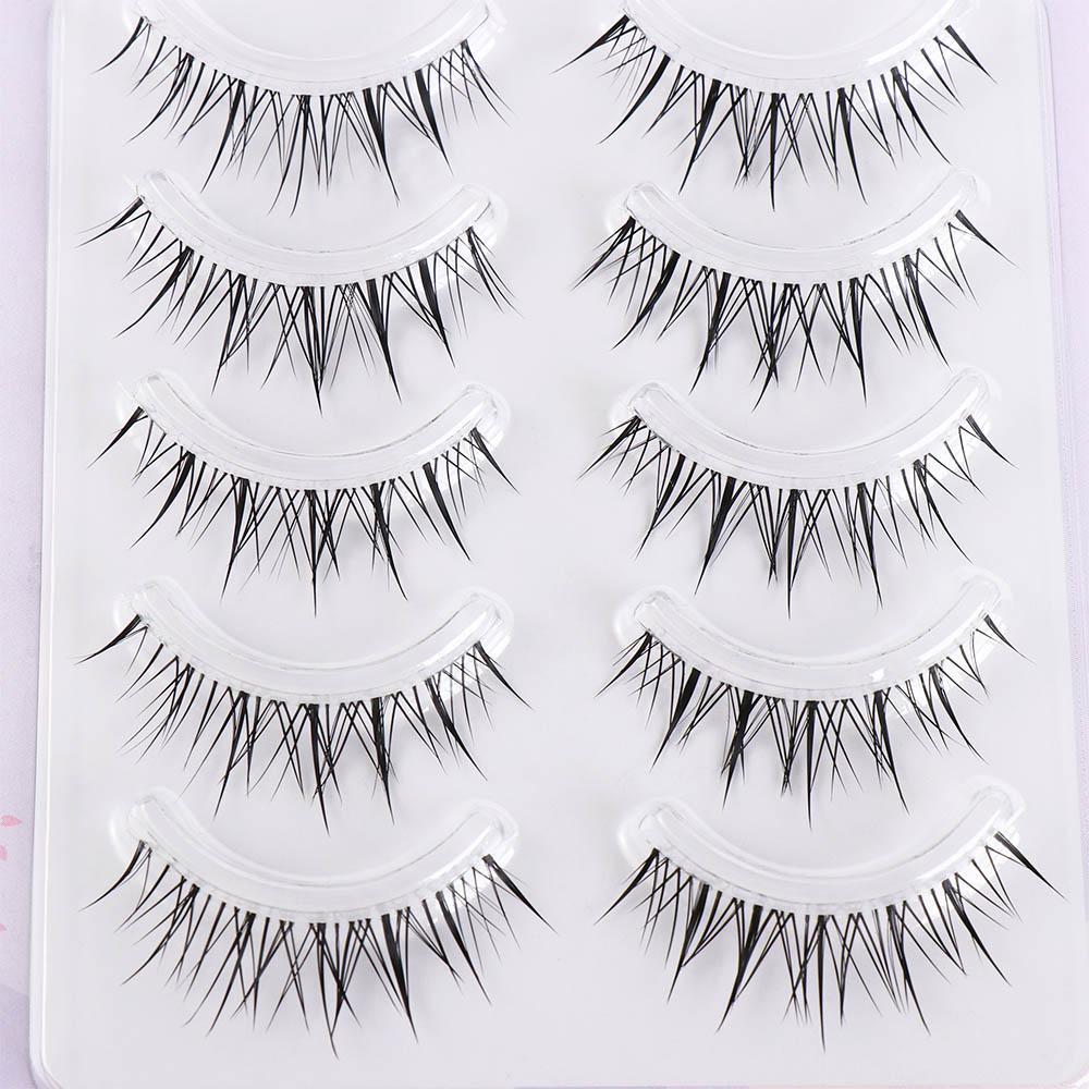Lower Eyelashes Transparent Stem Makeup Tools Full Strip Eyelash Manga Lashes Fairy False Eyelashes 5 pair
Lower Eyelashes Transparent Stem Makeup Tools Full Strip Eyelash Manga Lashes Fairy False Eyelashes 5 pair