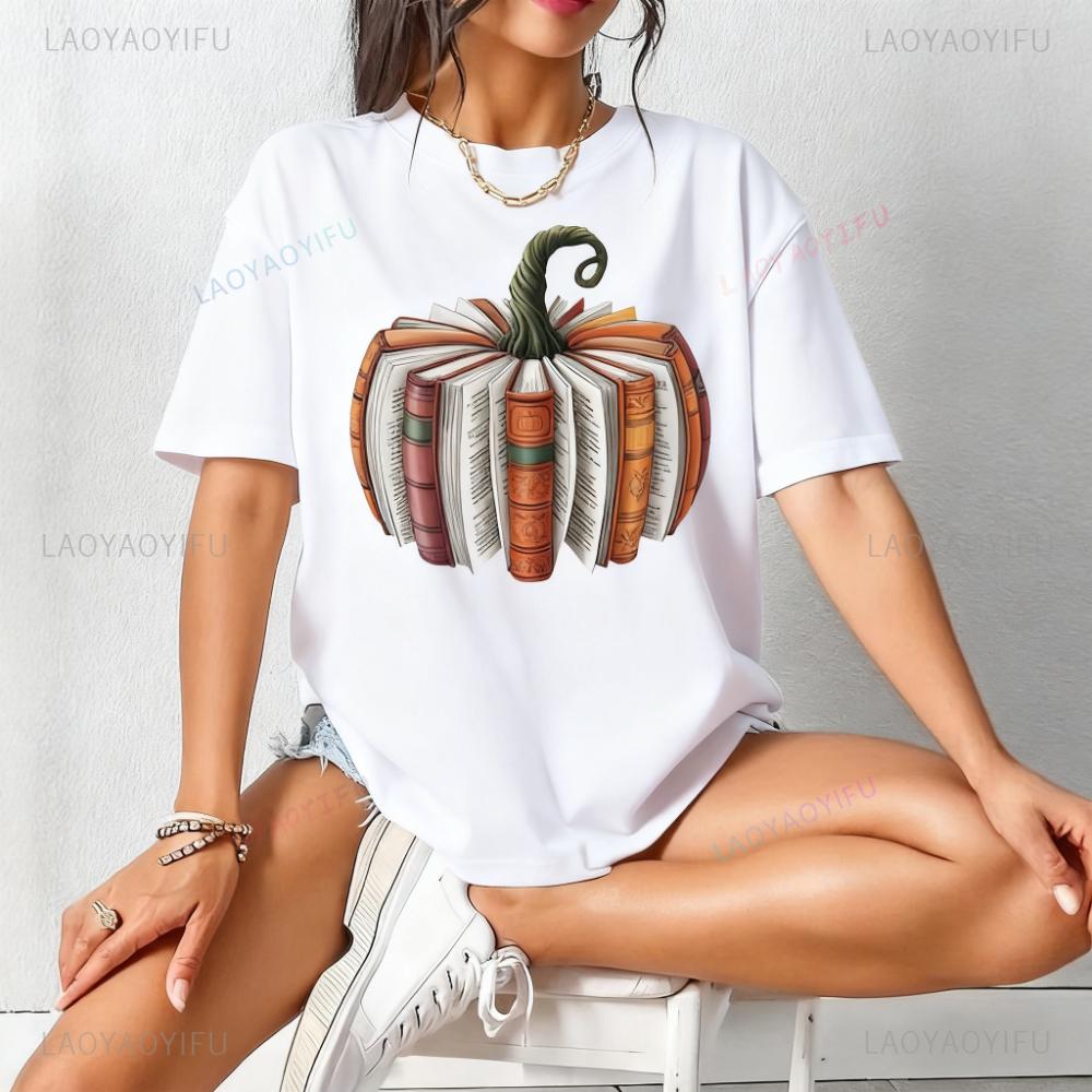 Fall Book Pumpkin Halloween Shirt Halloween Book Lover Gift TShirt Creative Pumpkin Book TShirt Women Daily Life Printed Tee S
Fall Book Pumpkin Halloween Shirt Halloween Book Lover Gift TShirt Creative Pumpkin Book TShirt Women Daily Life Printed Tee S
