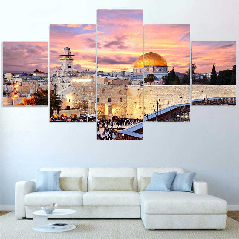 5 панелей пейзаж Храмовая гора стена плача купол рок холст картины постеры и принты настенные художественные фотографии домашний декор без рамки
5 панелей пейзаж Храмовая гора стена плача купол рок холст картины постеры и принты настенные художественные фотографии домашний декор без рамки