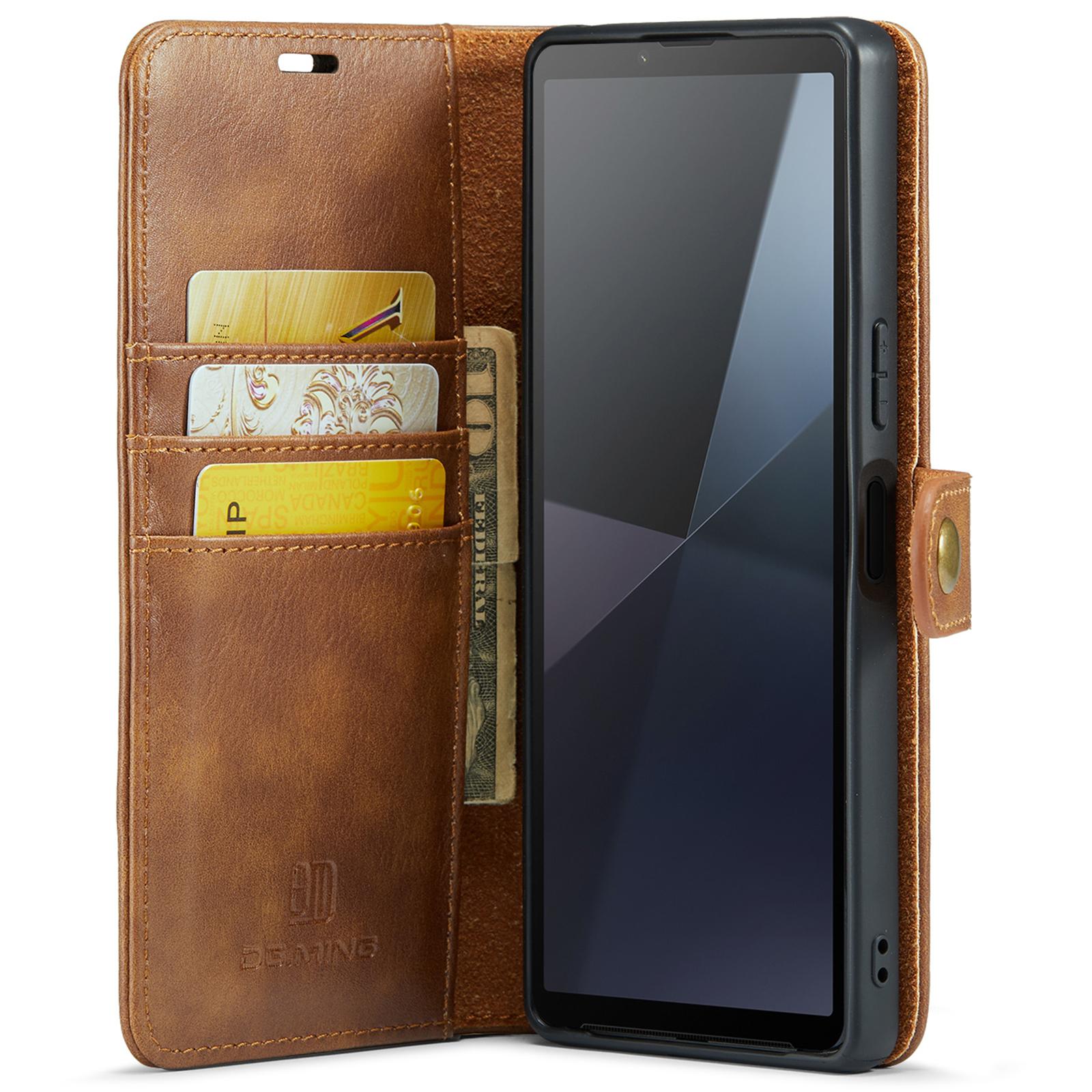 DG.MING for Sony Xperia 10 VI Case Removable 2 in 1 Split Leather Flip Phone Cover Brown
DG.MING for Sony Xperia 10 VI Case Removable 2 in 1 Split Leather Flip Phone Cover Brown
