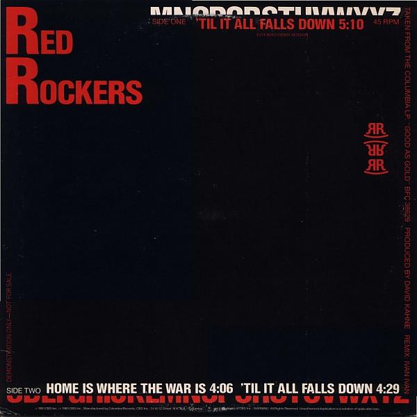 12inch Record RED ROCKERS - Till It All Falls Down AS1732 Columbia 1983 US Dance & Electronica Used
12inch Record RED ROCKERS - Till It All Falls Down AS1732 Columbia 1983 US Dance & Electronica Used