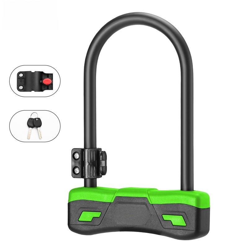 U Shape Bike Lock With Hardened Alloy Steel For Motorcycles And Scooters Security зелений
U Shape Bike Lock With Hardened Alloy Steel For Motorcycles And Scooters Security зелений