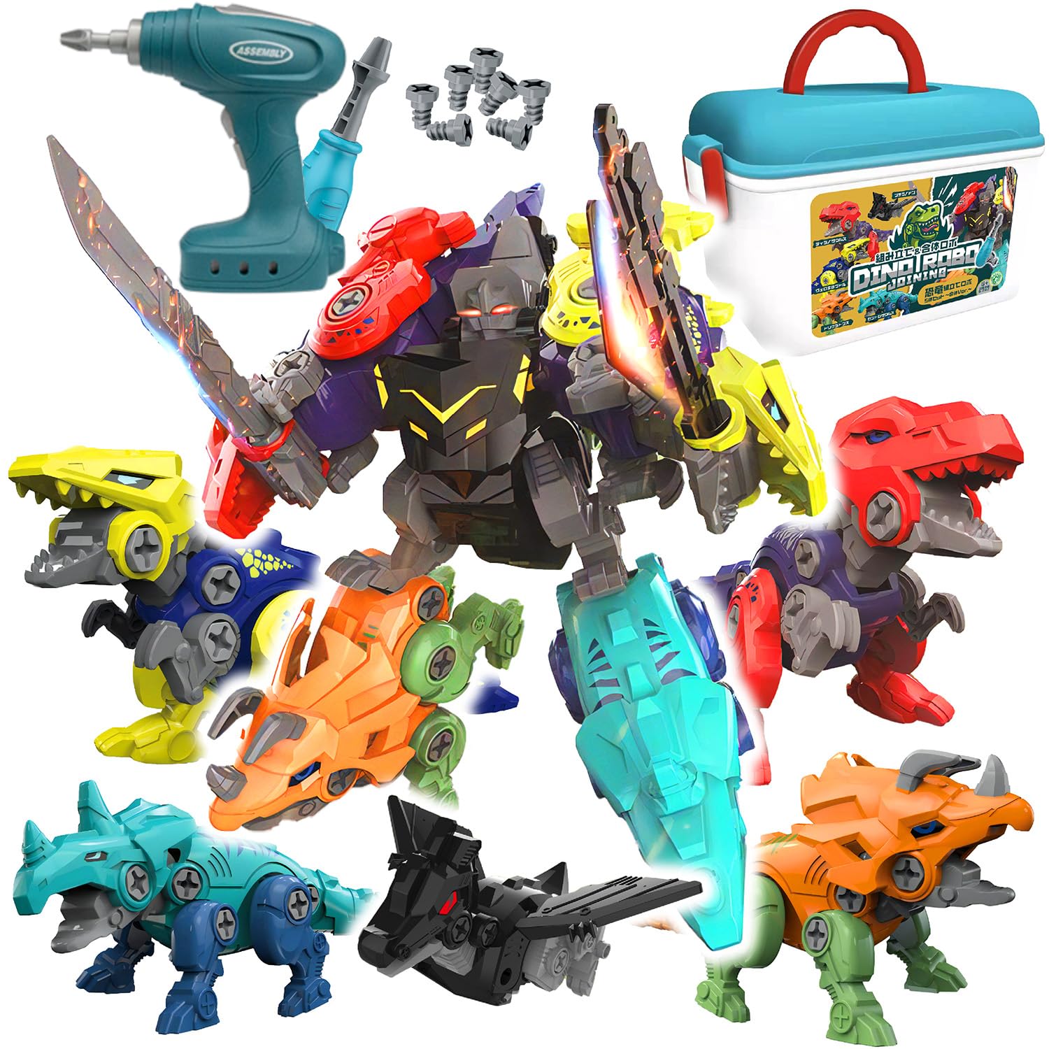 MARCOW Dinosaur Assembly Toy Combined Set Instructions and Storage Box Educational DIY 3D STEM Screw Carpenter Tool Boys Christmas Present Ages
MARCOW Dinosaur Assembly Toy Combined Set Instructions and Storage Box Educational DIY 3D STEM Screw Carpenter Tool Boys Christmas Present Ages