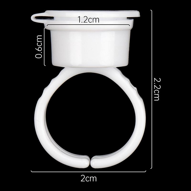 50-Pack Grafting Eyelash Glue Holder Rings with Flip-Top Seal
50-Pack Grafting Eyelash Glue Holder Rings with Flip-Top Seal