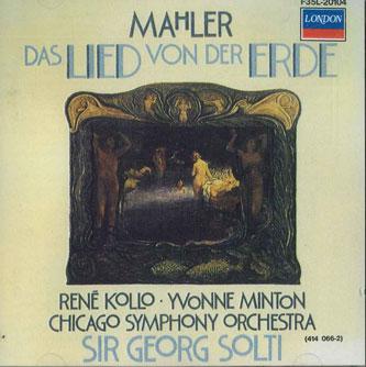 CD SIR GEORG SOLTI - Mahler:das Lied Von Der Erde F35L20104 POLY DOR Japan Classical Used
CD SIR GEORG SOLTI - Mahler:das Lied Von Der Erde F35L20104 POLY DOR Japan Classical Used
