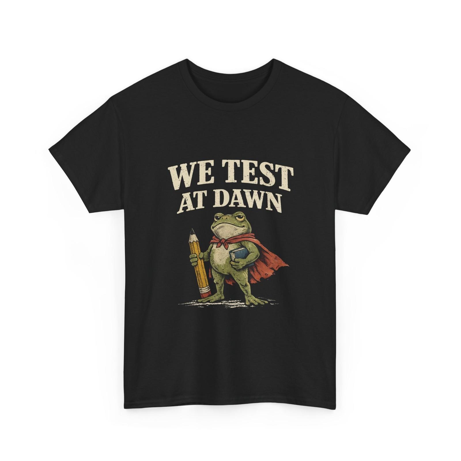 Teacher Frog Funny Shirt, We Test At Dawn Testing Day Shirt S разноцветный
Teacher Frog Funny Shirt, We Test At Dawn Testing Day Shirt S разноцветный