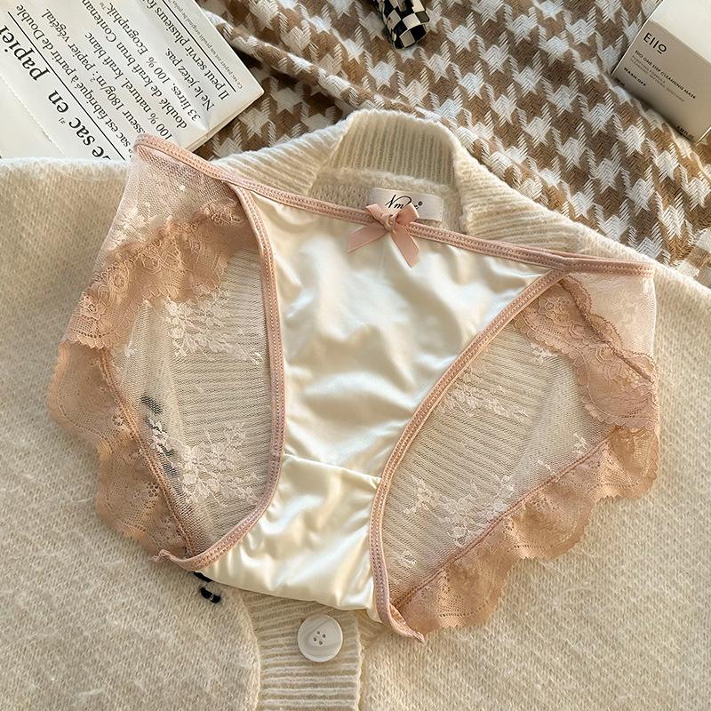 Lady Summer Sweet Sexy Pure Desire Lace Mesh Bow Ice Silk Triangle Briefs L шампанського
Lady Summer Sweet Sexy Pure Desire Lace Mesh Bow Ice Silk Triangle Briefs L шампанського