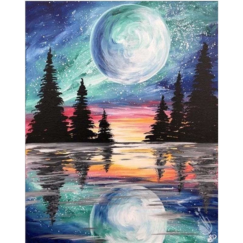 DIY Алмазная картина 5D Лунный лес Искусство Декоративная живопись 30*40CM
DIY Алмазная картина 5D Лунный лес Искусство Декоративная живопись 30*40CM