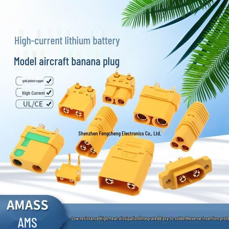 Набір роз ємів для літієвих акумуляторів Amass XT30/XT60/XT90/MR30 для моделей літаків з високим струмом AM-1015 Female
Набір роз ємів для літієвих акумуляторів Amass XT30/XT60/XT90/MR30 для моделей літаків з високим струмом AM-1015 Female
