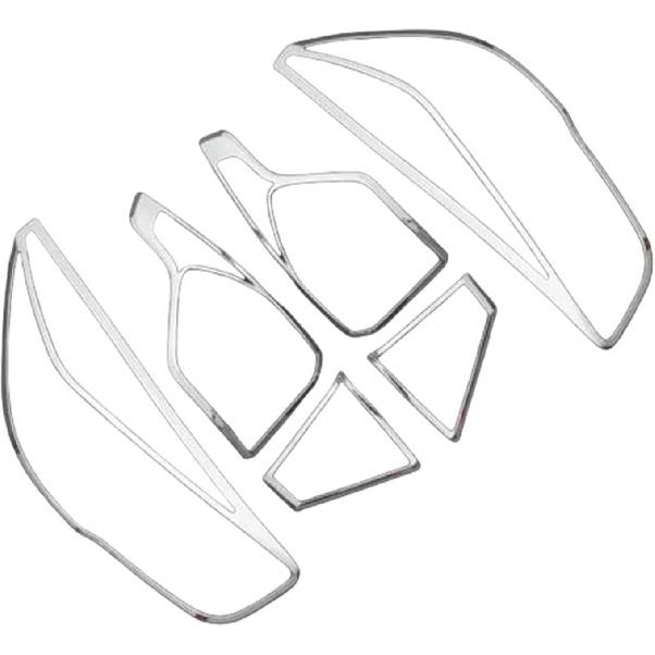 Compatible For Ford Escape Kuga 2017-2019 Chrome Front Rear Headlight Taillight Head Light Tail Lamp Cover Trim Molding Garnish Frame Bezel(Front) лавандовый
Compatible For Ford Escape Kuga 2017-2019 Chrome Front Rear Headlight Taillight Head Light Tail Lamp Cover Trim Molding Garnish Frame Bezel(Front) лавандовый