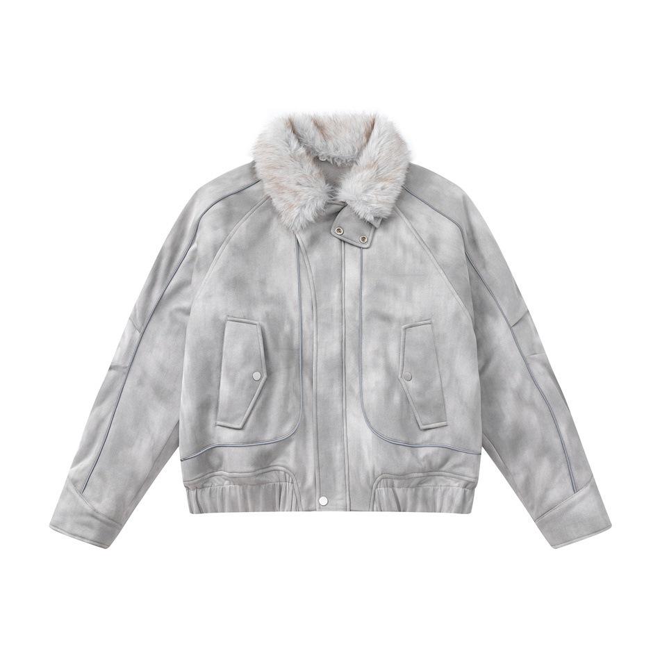 Beast Street Retro Fur Collar Cotton Jacket for Men & Women - Winter Suede Velvet Outerwear MY045 Large хізер сірий колір
Beast Street Retro Fur Collar Cotton Jacket for Men & Women - Winter Suede Velvet Outerwear MY045 Large хізер сірий колір