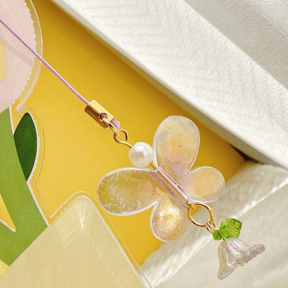 Convallaria Mobile Phone Keychain Big Butterfly Mobile Phone Strap Fresh Phone Chain Phone Pendant фіолетовий
Convallaria Mobile Phone Keychain Big Butterfly Mobile Phone Strap Fresh Phone Chain Phone Pendant фіолетовий
