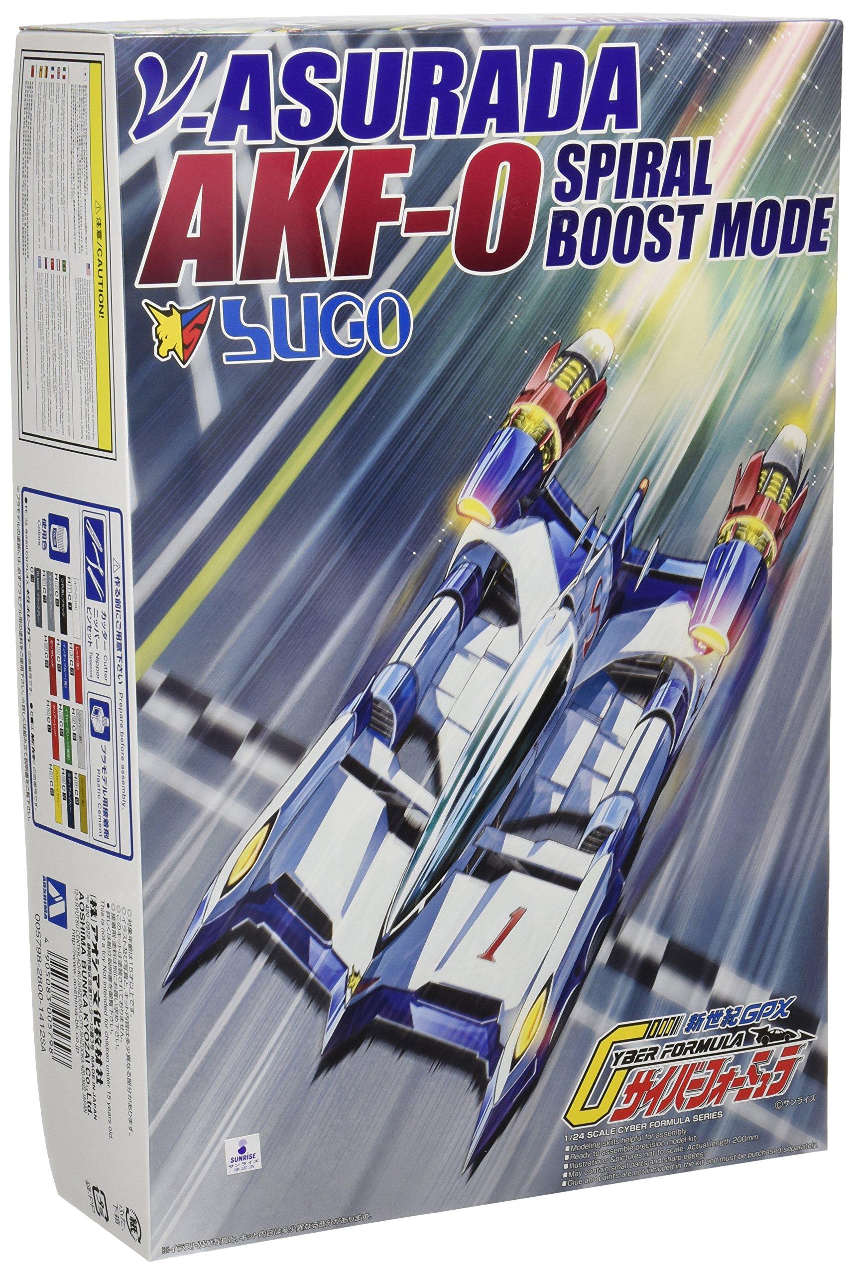 Aoshima Bunka Kyozai Cyber Formula Asurada Spiral Boost Mode Scale Пластиковая модель № 13 AKF-0 1/24
Aoshima Bunka Kyozai Cyber Formula Asurada Spiral Boost Mode Scale Пластиковая модель № 13 AKF-0 1/24