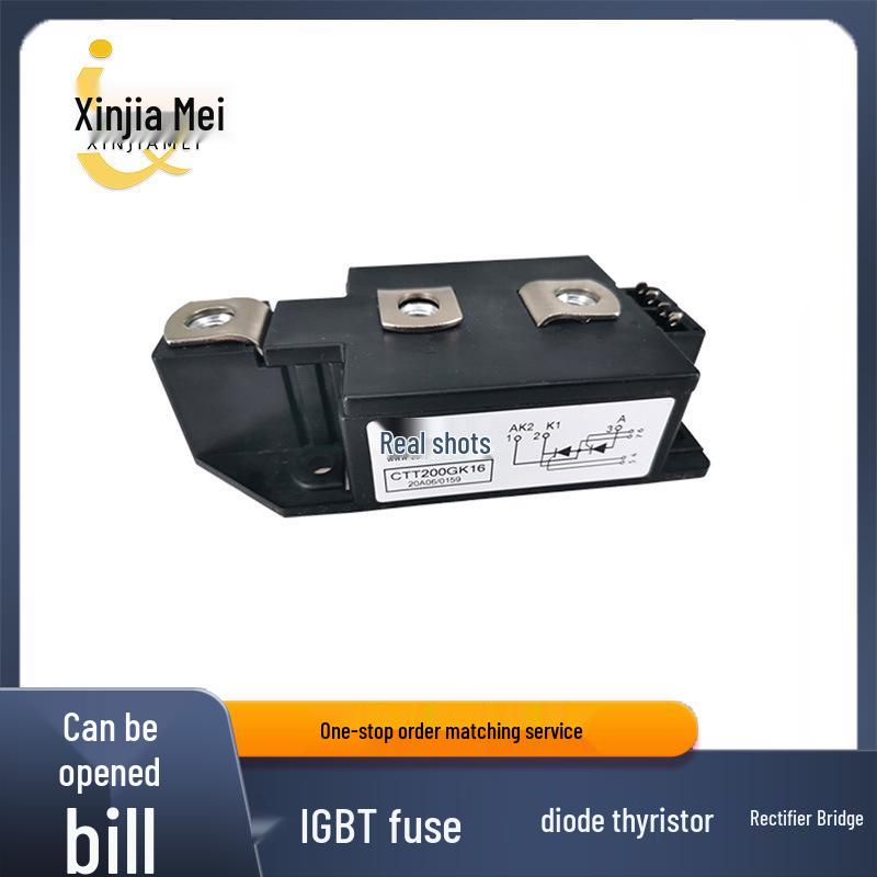 ctt200gk16 New Original Thyristor SCR IGBT Power Module, Complete Models Available
ctt200gk16 New Original Thyristor SCR IGBT Power Module, Complete Models Available