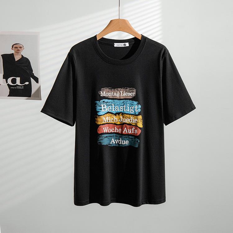Women s Plus Size Stripe Embroidered Short Sleeve Tee 7XL (240-270 jin) чорний
Women s Plus Size Stripe Embroidered Short Sleeve Tee 7XL (240-270 jin) чорний