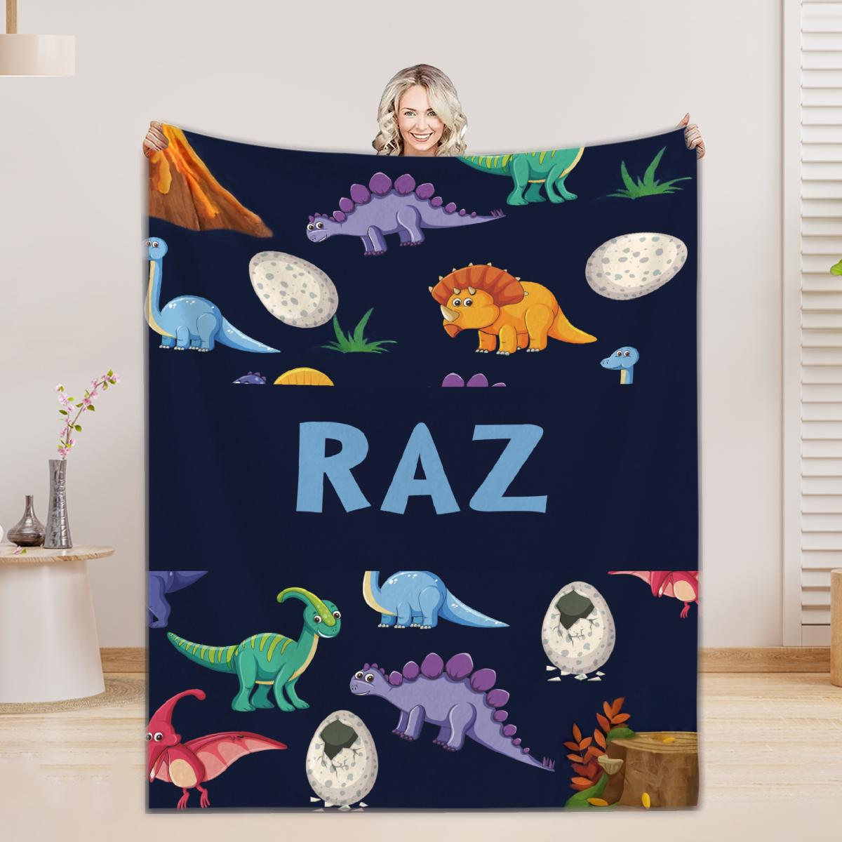 Cartoon Dragon Flannel Blanket Custom Name Blankets Personalized Gift Blankets For Kids Personalized Child Name Gifts For Kids 75x100cm (30x40inch)
Cartoon Dragon Flannel Blanket Custom Name Blankets Personalized Gift Blankets For Kids Personalized Child Name Gifts For Kids 75x100cm (30x40inch)