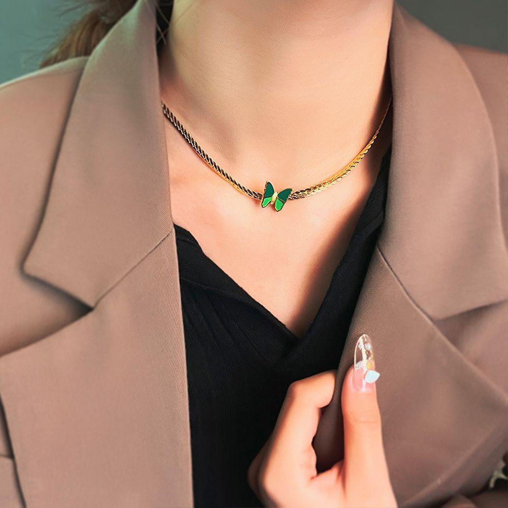 Female Collar Sweater Chain Necklace Women Necklace Butterfly Pendant Necklace Clavicle Chain
Female Collar Sweater Chain Necklace Women Necklace Butterfly Pendant Necklace Clavicle Chain