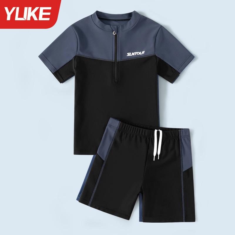 Boys Quick-Dry Sun Protection Swimwear - Split Style for Older Kids and Teens 2XL (Height 120-130 cm) чёрный
Boys Quick-Dry Sun Protection Swimwear - Split Style for Older Kids and Teens 2XL (Height 120-130 cm) чёрный