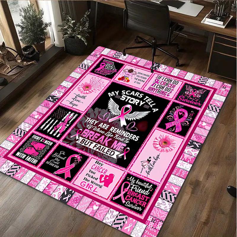 1Pc Breast Cancer Print Rug - Computer Chair Area Rug home decoration Carpet For Living Room Bedroom Flooring Mat 40x60cm( 15x23in )
1Pc Breast Cancer Print Rug - Computer Chair Area Rug home decoration Carpet For Living Room Bedroom Flooring Mat 40x60cm( 15x23in )