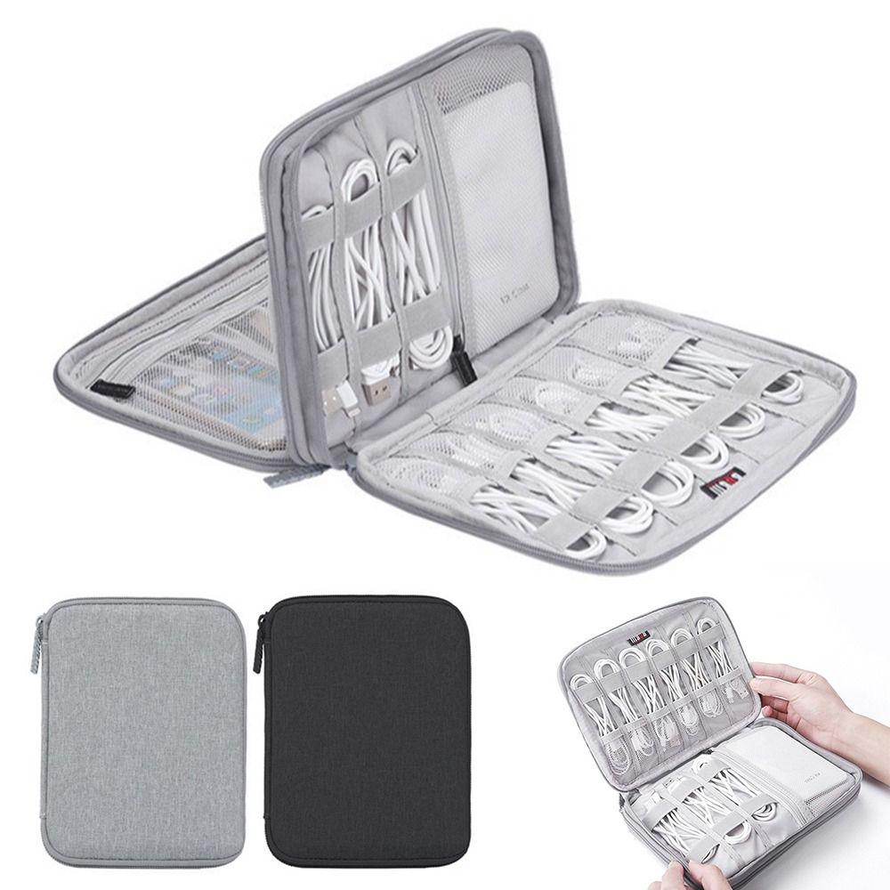Black Grey Data Cable Storage Bag Multi Grid USB Wire Bags Electronics Accessories
Black Grey Data Cable Storage Bag Multi Grid USB Wire Bags Electronics Accessories