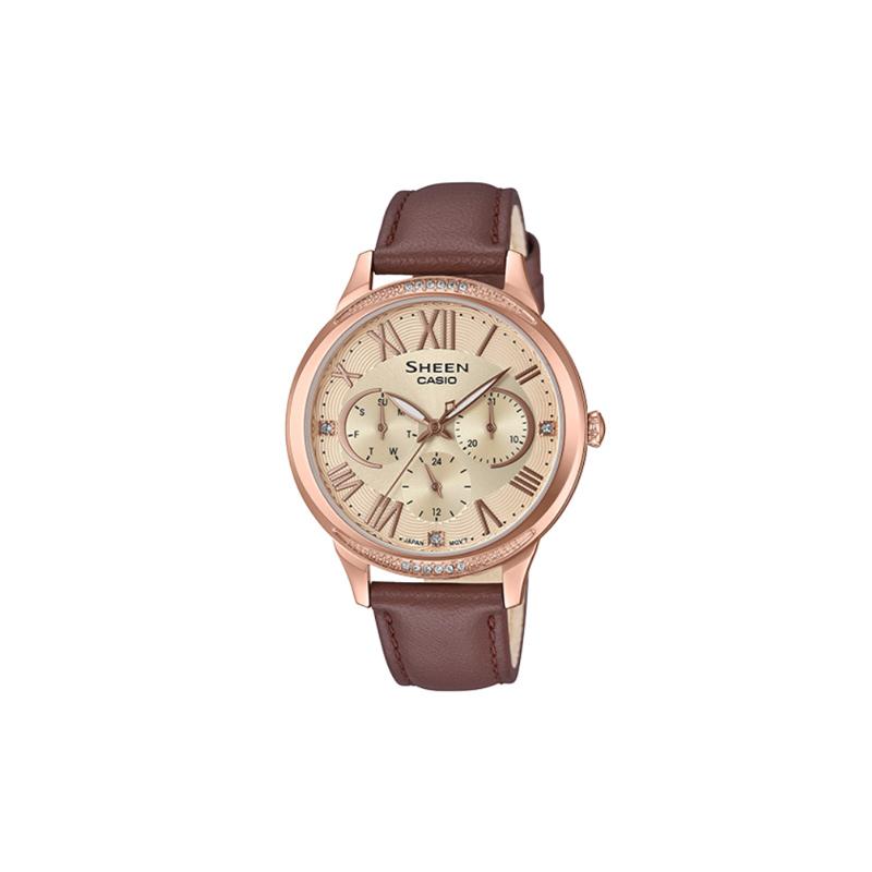 Casio SHEEN Series Classic Elegant Three Needles Three Eyes Quartz Movement Genuine Leather Strap Japanese and Korean Watch Women s SHE-3058PGL-9A чёрный
Casio SHEEN Series Classic Elegant Three Needles Three Eyes Quartz Movement Genuine Leather Strap Japanese and Korean Watch Women s SHE-3058PGL-9A чёрный