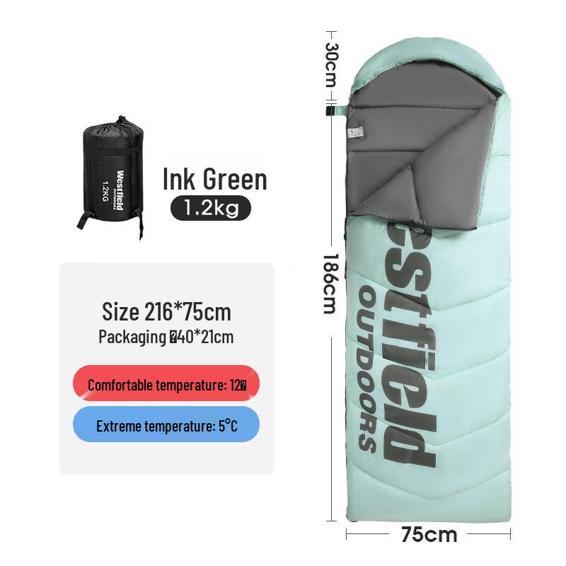 ZISIZ Outdoor Camping Sleeping Bag & Quilt 1.2KG
ZISIZ Outdoor Camping Sleeping Bag & Quilt 1.2KG