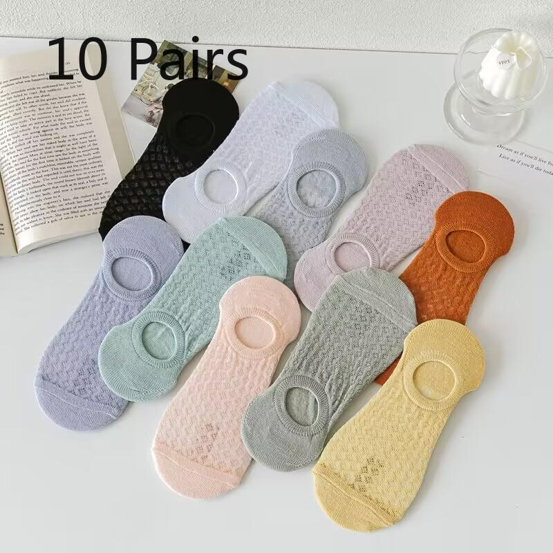 10 пар женских весенне-летних ультратонких носков-подследников с невидимым нескользящим краем, не спадающих с лодочек 10 Pairs
10 пар женских весенне-летних ультратонких носков-подследников с невидимым нескользящим краем, не спадающих с лодочек 10 Pairs