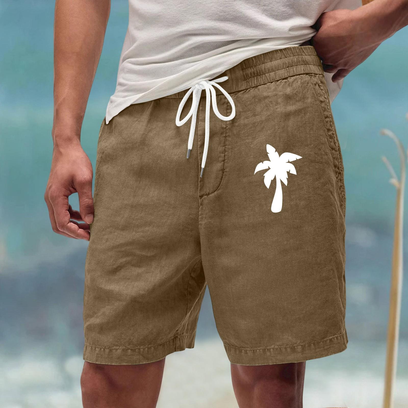 Men’s Summer Loose Fit Casual Athletic Shorts with Elastic Waistband and Tropical Palm Tree Print for Beach or Sports L хаки
Men’s Summer Loose Fit Casual Athletic Shorts with Elastic Waistband and Tropical Palm Tree Print for Beach or Sports L хаки