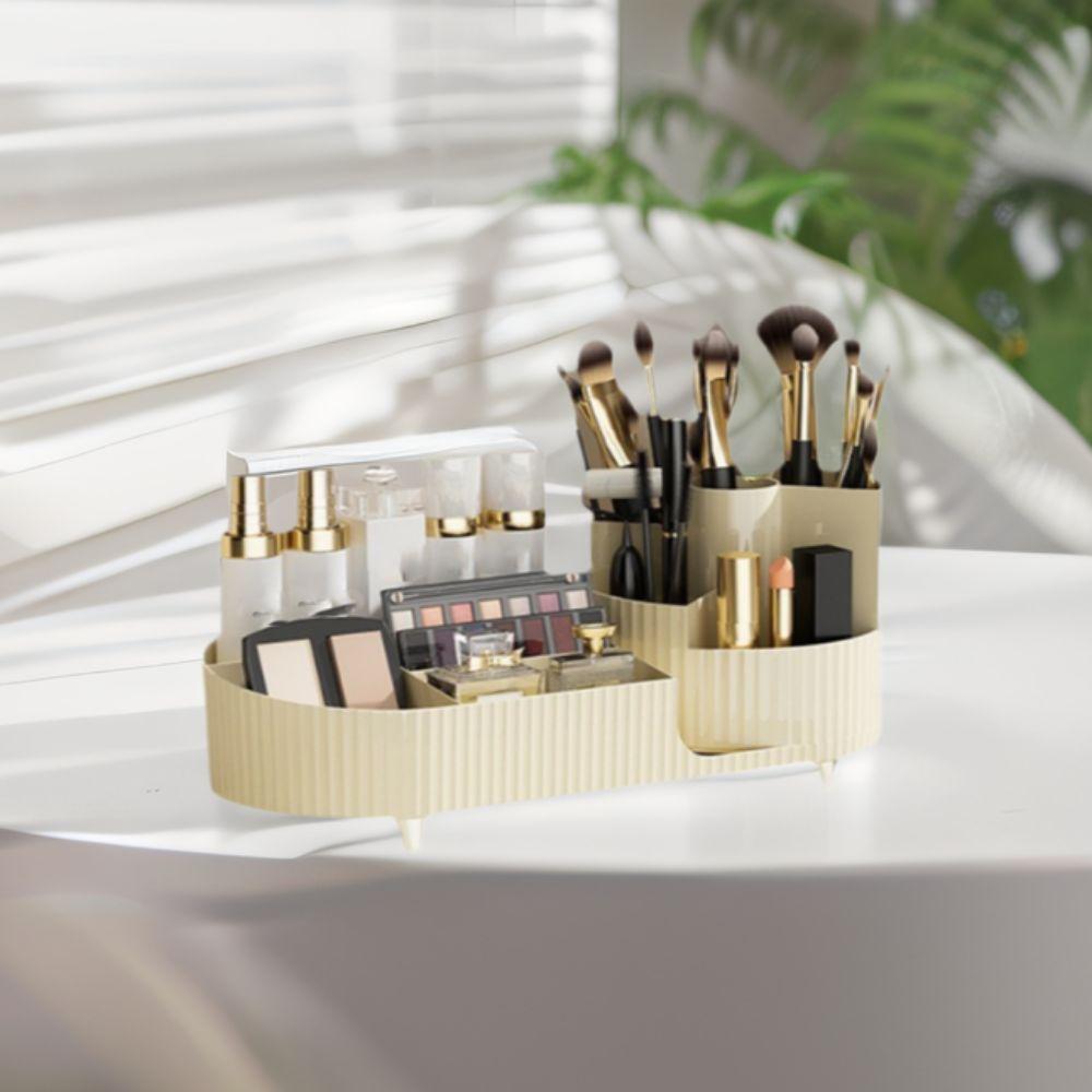 Creative Cosmetics Storage Box Rotatable Storage Rack Makeup Brush Cylinder Dressing Table білий
Creative Cosmetics Storage Box Rotatable Storage Rack Makeup Brush Cylinder Dressing Table білий