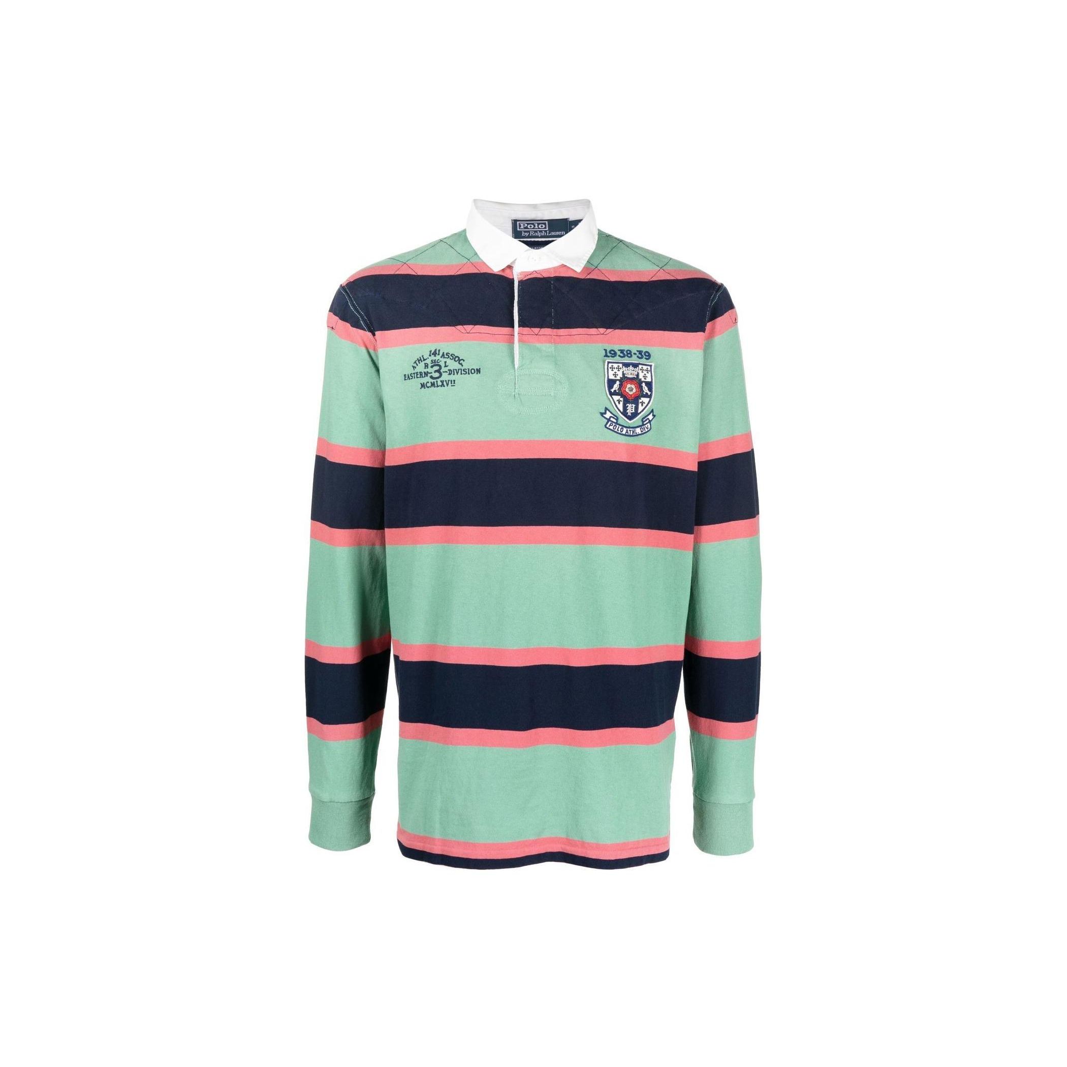 Polo Ralph Lauren SS22 Полосатая рубашка поло с длинным рукавом и вышитым логотипом, мужские топы цвета мяты и зеленого цвета 710880813-001 M
Polo Ralph Lauren SS22 Полосатая рубашка поло с длинным рукавом и вышитым логотипом, мужские топы цвета мяты и зеленого цвета 710880813-001 M
