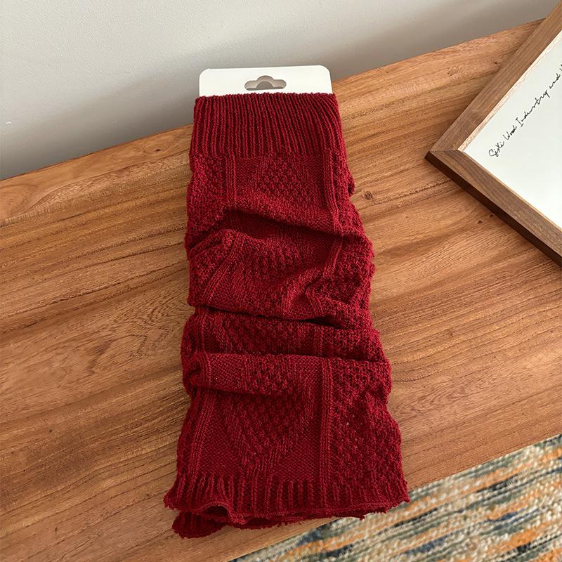 slimming knitted leg cover hot girl y2k autumn and winter dark gray women s sock cover, boots socks piled up socks яскраво-червоного кольору
slimming knitted leg cover hot girl y2k autumn and winter dark gray women s sock cover, boots socks piled up socks яскраво-червоного кольору