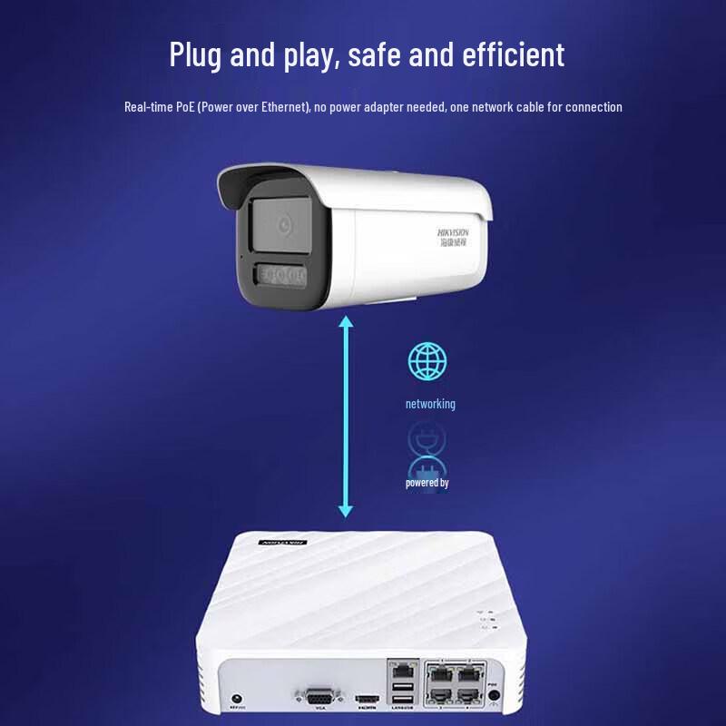 HIKVISION 6MP PoE Full-Color Outdoor Bullet Camera CN plug (adapter included)
HIKVISION 6MP PoE Full-Color Outdoor Bullet Camera CN plug (adapter included)