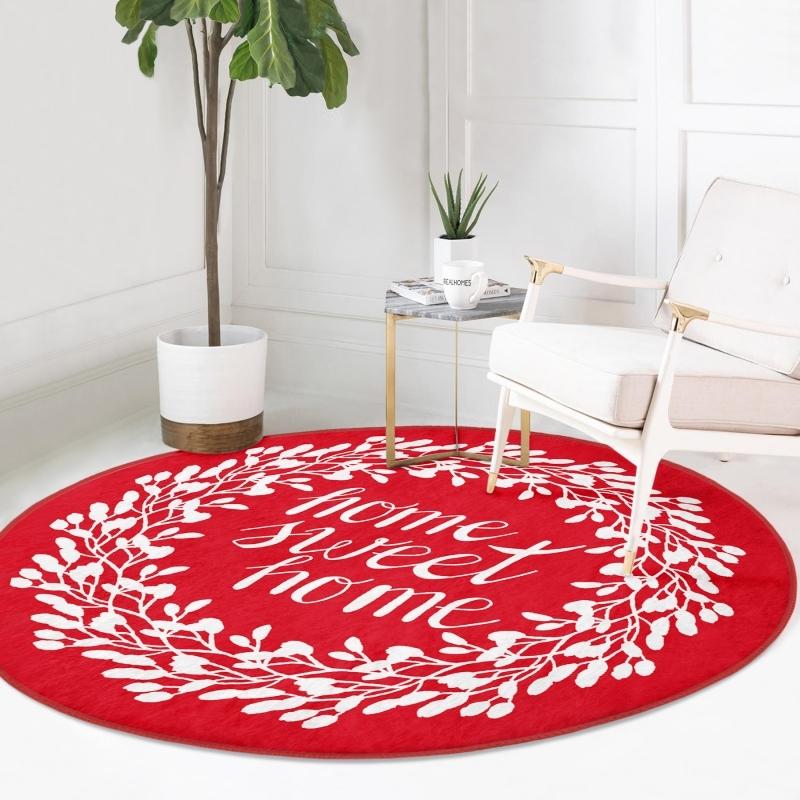 Deymend Home Sweet Цифровой печатный бордовый красный коридор и прихожая моющийся нескользящий круглый ковер
Deymend Home Sweet Цифровой печатный бордовый красный коридор и прихожая моющийся нескользящий круглый ковер