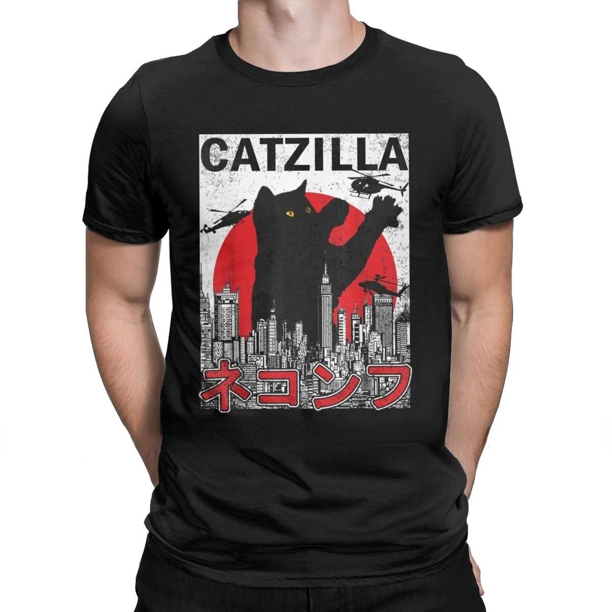 Забавная футболка унисекс Catzilla Japan Cat Kitten Lover, повседневные футболки унисекс, летняя футболка большого размера Hombre, рубашка в стиле Харадзюку, одежда унисекс
Забавная футболка унисекс Catzilla Japan Cat Kitten Lover, повседневные футболки унисекс, летняя футболка большого размера Hombre, рубашка в стиле Харадзюку, одежда унисекс